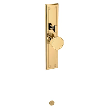 Baldwin Entry Hollywood Hills ENTR Trim Single CYL ENTR Unlacquered Brass 6946.031.ENTR